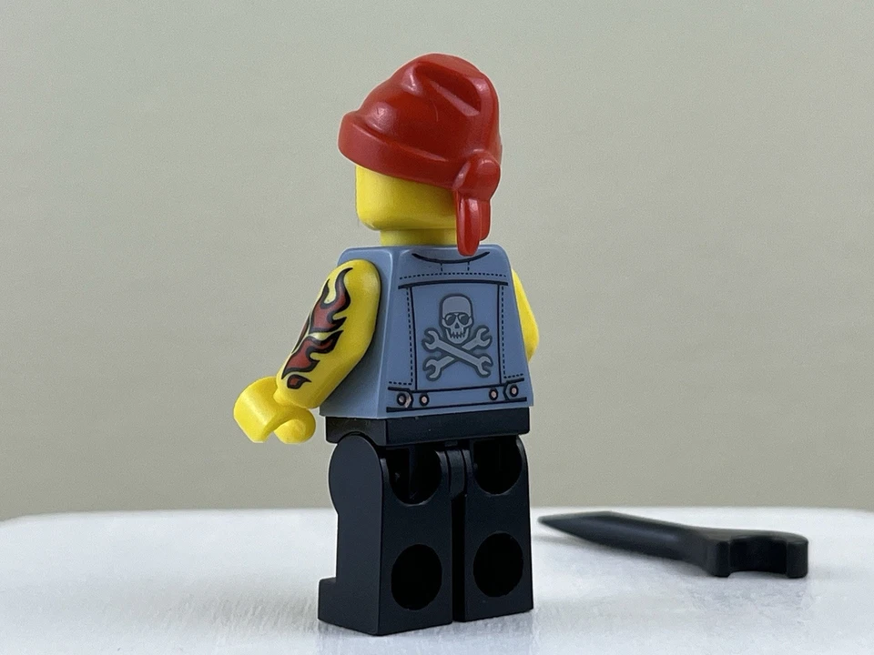 Lego Serie 10 Motocicleta Mecánico Coleccionable Minifigura - col10-16 71001 NUEVO Foto 4 de 4