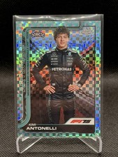 Topps Chrome F1 Kimi Antonelli #8 Aqua Checker Flag Refractor /199 RC Formula 1