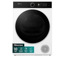 Hisense DH5I104BWAB 5i Series Heat Pump Tumble Dryer 10 Kg White A+++ Rated
