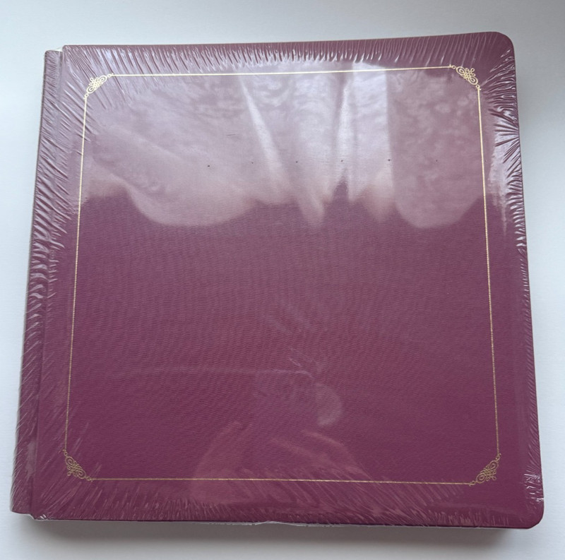 Creative Memories 12x12 Album Old Style w/ pages Scrapbook Mulberry Mauve NEW!