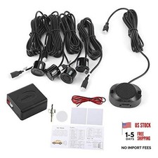 Car Reverse Backup Parking Sensor System Reversing Assistance Kit with Audio