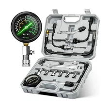 Professional Compression Tester Kit with Fluorescent Gauge – 300 PSI Tripl