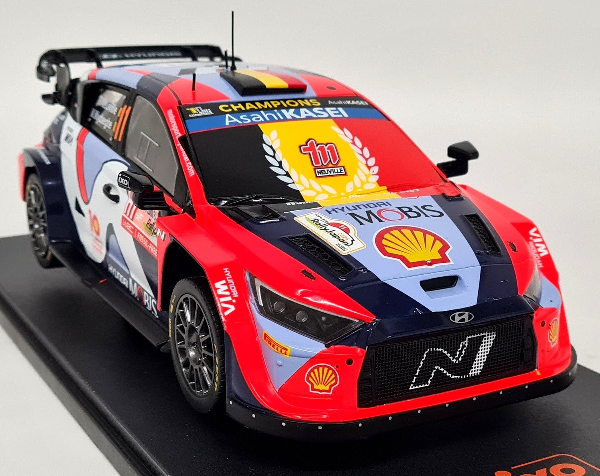 iXO 1/18 Hyundai i20 Rally1 #11 Rally Japan 2024 World Champion Model Car