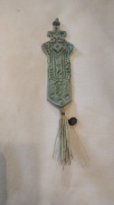 Cool Green Ceramic Incense Burner. . Asian? Or Egyptian?