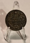 AU DETAILS!! 1909 Canada 25 Cents Silver Coin Edward VII 0.925 Fineness KM#18 — photo 2