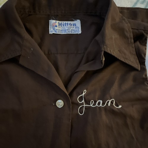 Bowling Shirt Vintage Damen Gr. 32 Dillon Electronics Jeans 60er Jahre - Bild 4 von 4