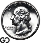 1944-D Washington Quarter, Blast White Superb Gem BU++