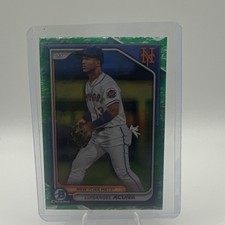 Bowman Chrome Prospects Green Luisangel Acuna #BCP-40 Mets MLB 2024