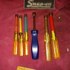 Snap On Nutdrivers (6) Assorted Sizes