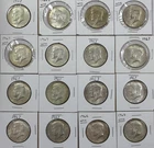 Lot of (16) 1965-68 Kennedy Half Dollars, 40% silver