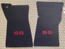 Black Lloyd Classic Loop Carpet 2pc Floor Mats For 1973-1977 Chevrolet El Camino