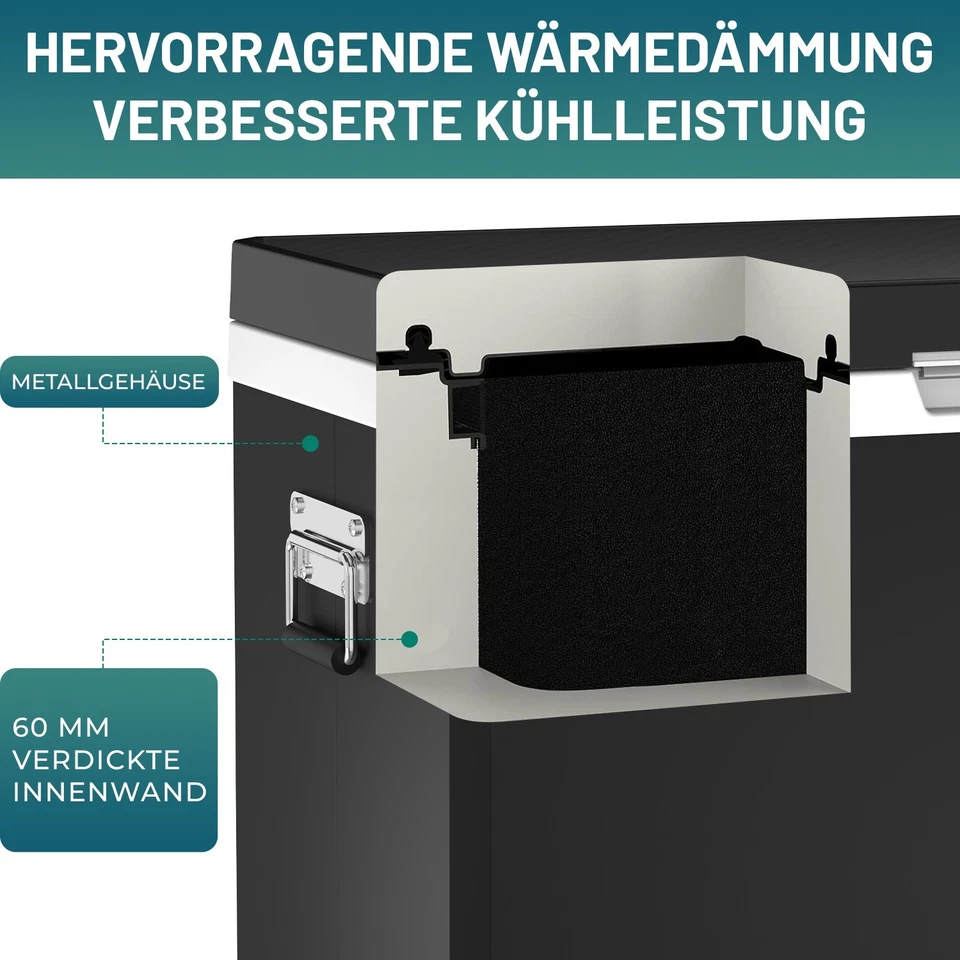 Kompressor Kühlbox 40L AEG ±20°C Kühlschrank 12/24V Camping Auto Boot Bssixkthsa - Bild 2 von 4