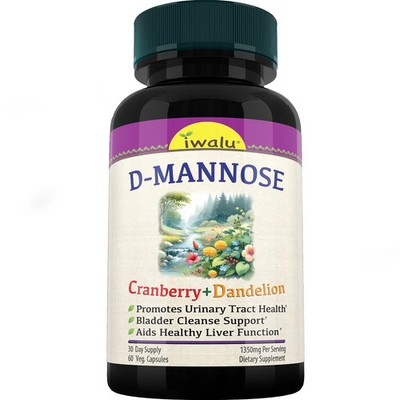 D Mannose Dosage | Best Supplement Capsule Pill Men Women FREE SHIP