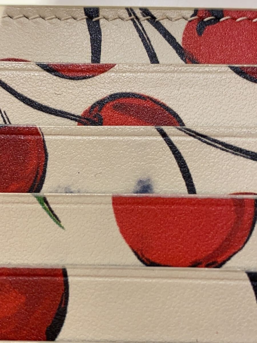 SAINT LAURENT Women's IVO Leather Card Case (YBL611558-1020) thumbnail 5