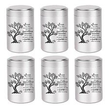 Small Urns for Human Ashes Set of 6 Mini Urn for Ashes 3 inches Keepsake Urns...