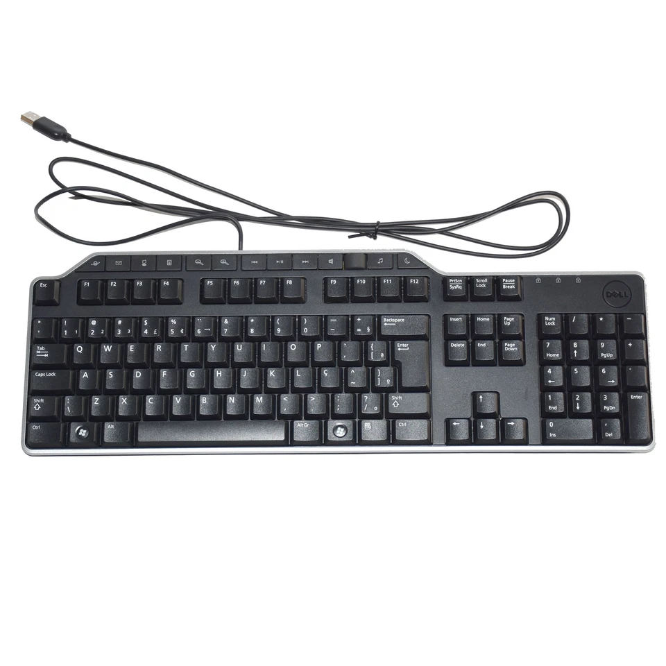 Dell KB522-BK Portuguese Brazilian USB Keyboard Business Multimedia 0FRXW NV3WH - Image 4 of 4
