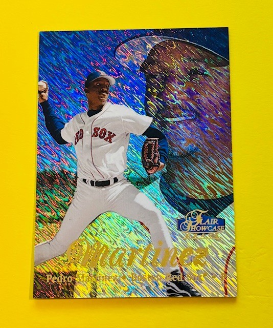 1998 Flair Showcase #85 Pedro Martinez Row 1 Parallel - Beautiful Card of Legend