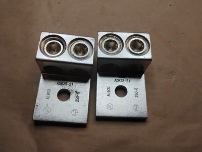 2, Blackburn BKB ADR25-21 2 Conductor 1-Hole Mount Cond range 6 Str- 250kcmil