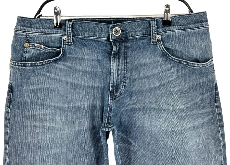 Armani Collezioni Herren Slim Fit Ziply Gerade Jeans Größe W38 L32 - Bild 2 von 4