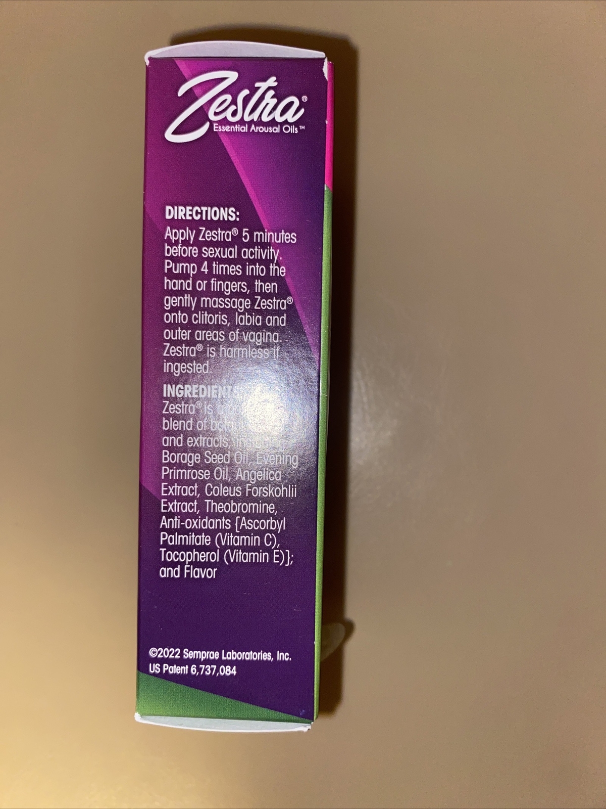 Zestra Essential Arousal Oils .406 Oz 12 mL EXP 08/26 Bottle Multi Use Clitoral eBay
