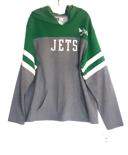New York Jets Pullover Hoodie NFL Team Apparel Herren 2X Grün Langarm Neu mit Etikett