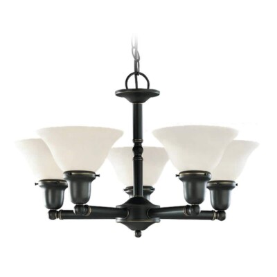 Sussex 5-Light Heirloom Bronze Chandelier by Generation Lighting