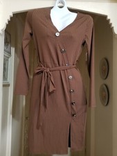 Shein Women dress size Small , Brown New No Tags