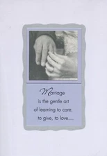 Congratulations Wedding Rings Hands Theme Hallmark DaySpring Greeting Card 