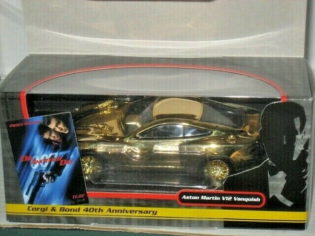 Corgi Aston Martin V12 Vanquish James Bond 007 40th