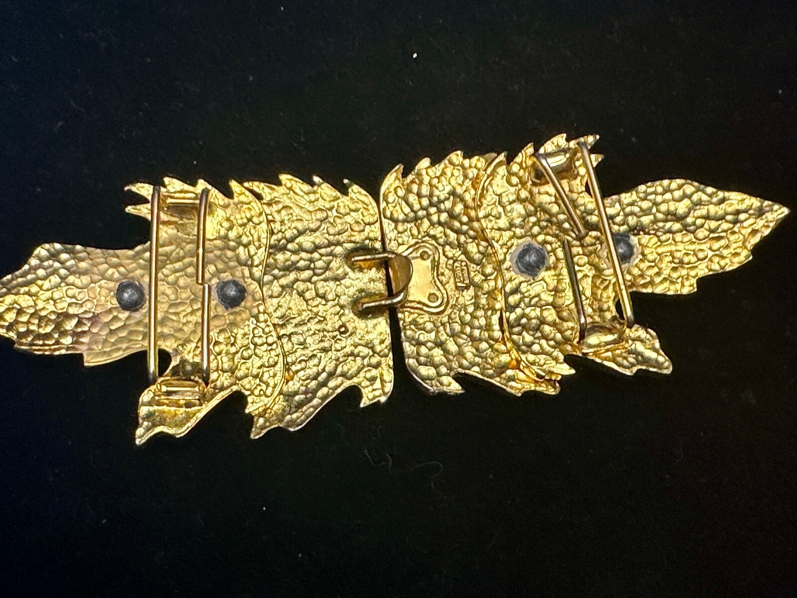 Large Leaf Shaped Dotty Smith - Two Piece Interlo… - image 8