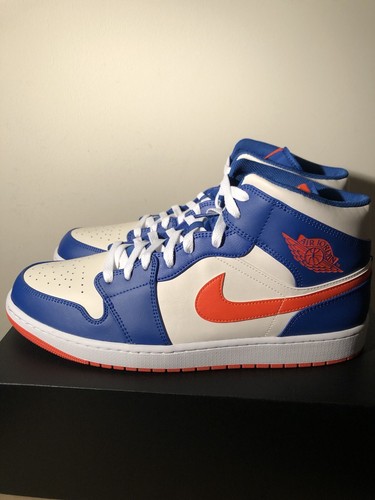 Nike Air Jordan 1 Mid ‘Knicks/Wheaties’ FD1029-400 US16 UK15 EU50,5 CM34 - Bild 3 von 7