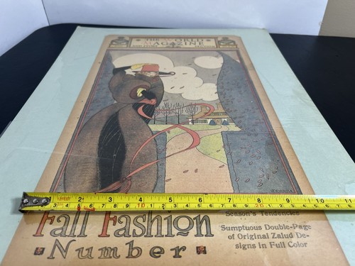 Antique Harriet Meserole Illustration Page 1918 Fall Fashion 10” x 17.5” - Picture 16 of 16