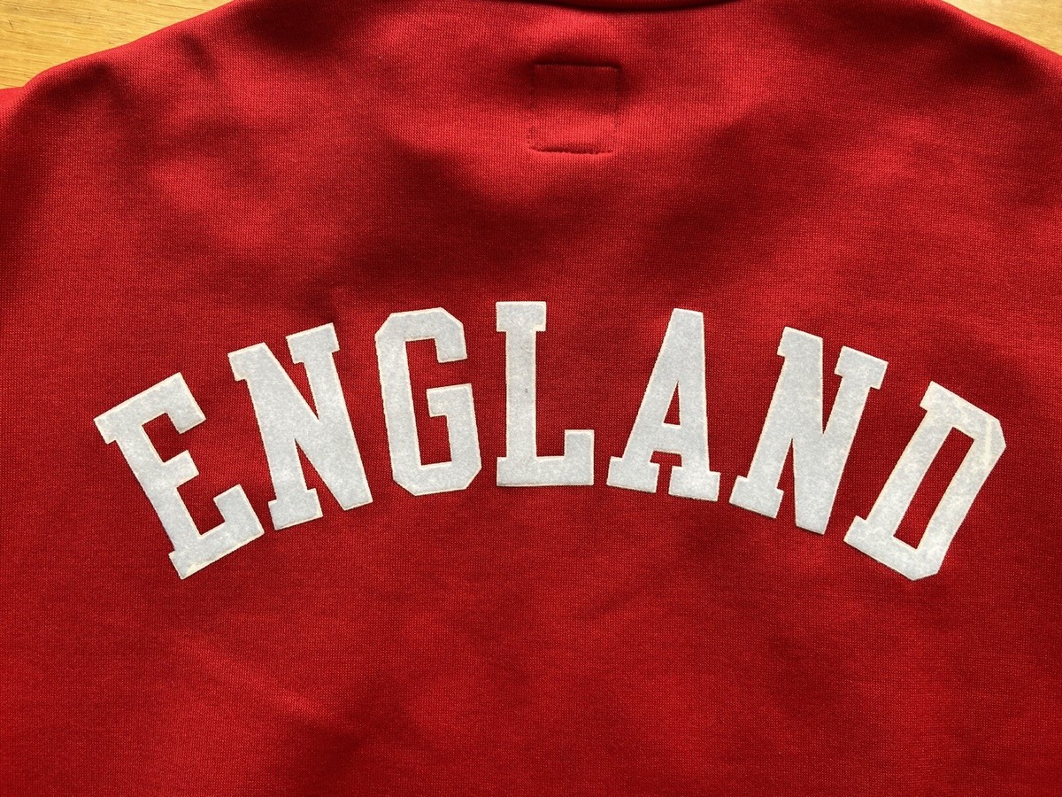 1974 ENGLAND RETRO FOOTBAL SOCCER TRACK JACKET ADIDAS 739871 sz M