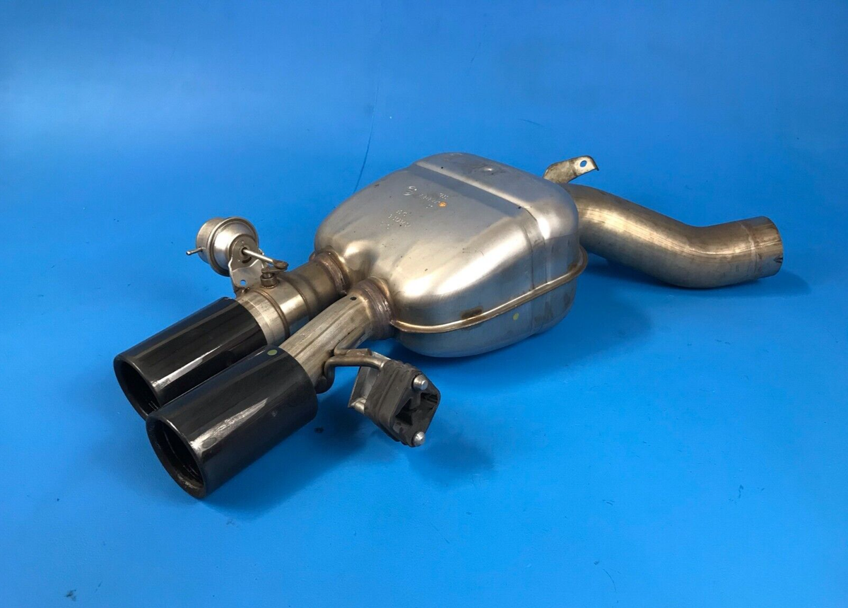 12-16 BMW F10 M5 LEFT DRIVER SIDE EXHAUST MUFFLER STOCK FACTORY