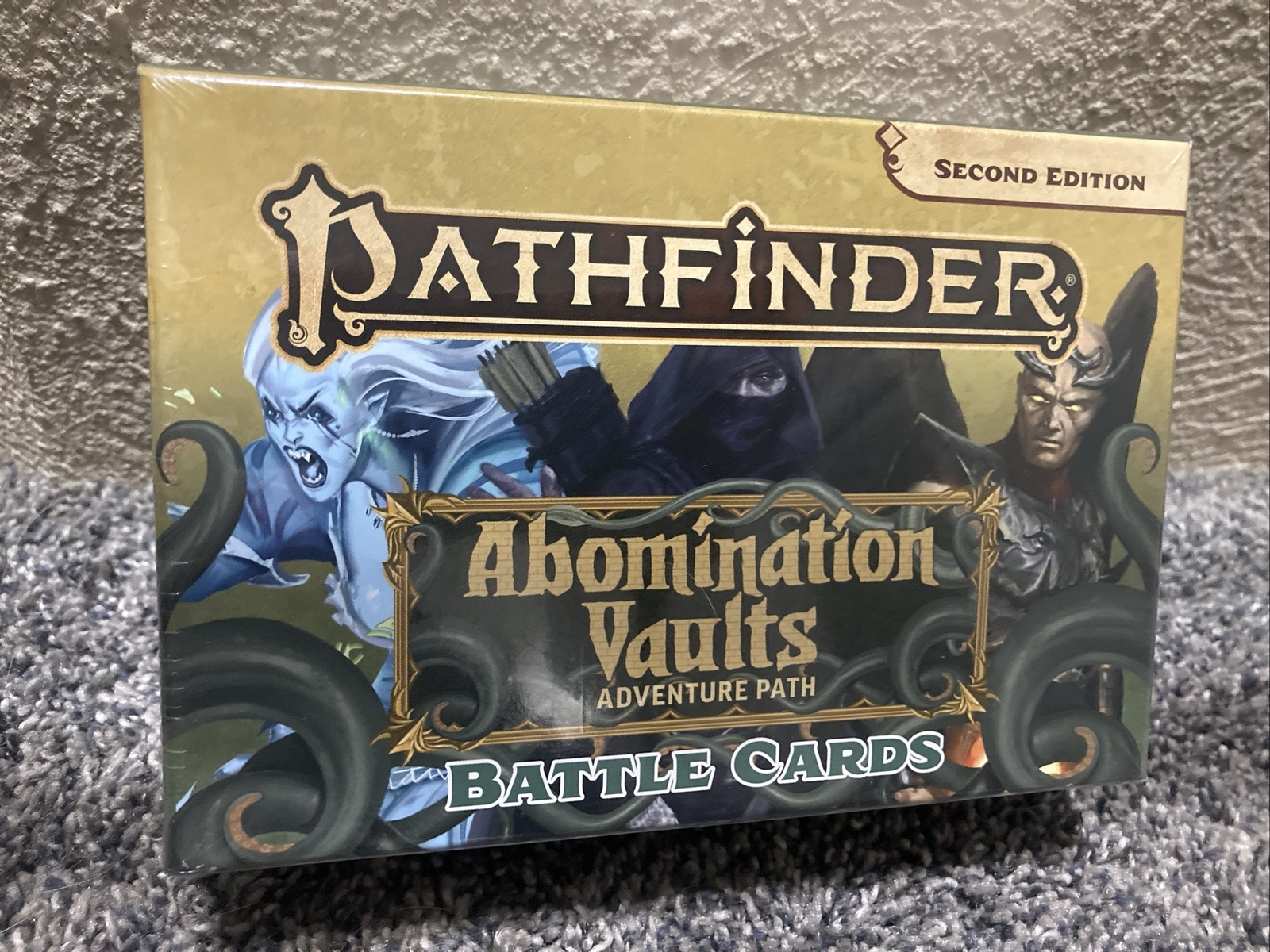 Pathfinder Abomination Vaults Adventure Path Battle Cards Second