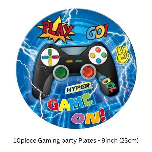 Boys Gaming Foil balloons Blue Age set game controller birthday party decoration - Picture 26 of 27