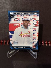 2016 Bowman International Ink #II-RO Raffy Ozuna Cardinals Refractor /150