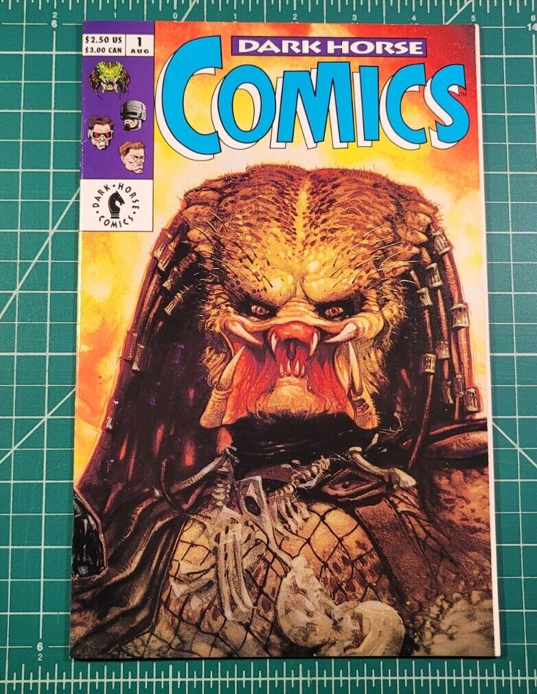 Dark Horse Comics #1 (1992) SICK Dave Dorman Predator Cvr Robocop Story+ More!