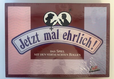 Gesellschaftsspiel-Jetzt mal Ehrlich! Vintage  NEU Sealed In Folie Ungeöffnet