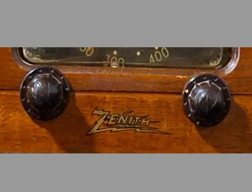 Vintage 1942 Zenith AM tube Radio and Phonograph 78 RPM Player wood Works - Picture 2 of 9