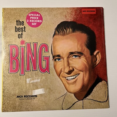 Bing Crosby - The Best of Bing 2LP ~ 1977 MCA MCA2-4045 Near Mint #21