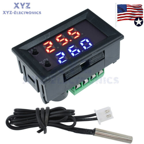12V W1209WK Digital thermostat Temperature Controller -50-110°C Sensor Probe US