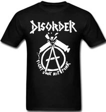 Disorder Fight Junk Thrash hardcore  Punk rock band T shirt Tee