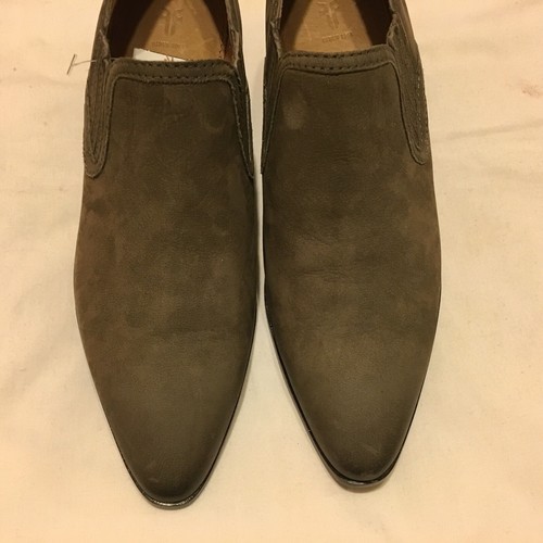 Women's New Gray Frye Leather Shoes Size-7D - Picture 2 of 8