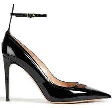 NEW Valentino Garavani Mary Jane Pump, Black Patent Leather, EUR 38, MSRP$1095