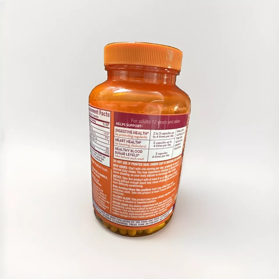 Metamucil Fiber 3-in-1 Psyllium Capsule Fiber Supplement 300Ct - Image 2 of 4