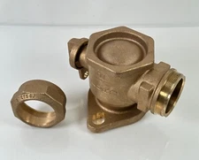 (New) Ford Meter Box 2" Flanged Angle Ball Valve