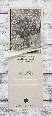 Verlag Eschbach Distelstauß Franck Aquarell Ex Libris Lesezeichen Werbung Deko
