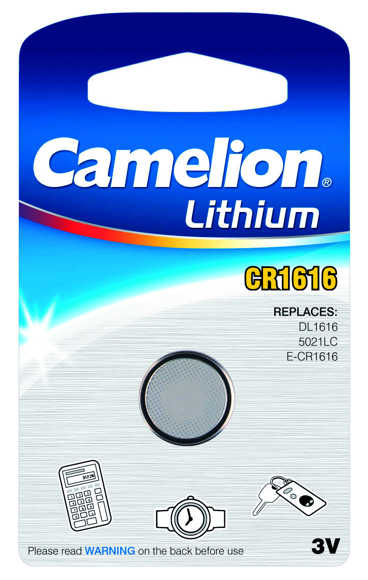 Camelion Cr1616 Lithium Knopfzellen 3v 1er-blister