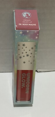 Unicorn Glow Creamy Velvet Lip Color 06 Rosy Mauve (Semi-Matte) NIB